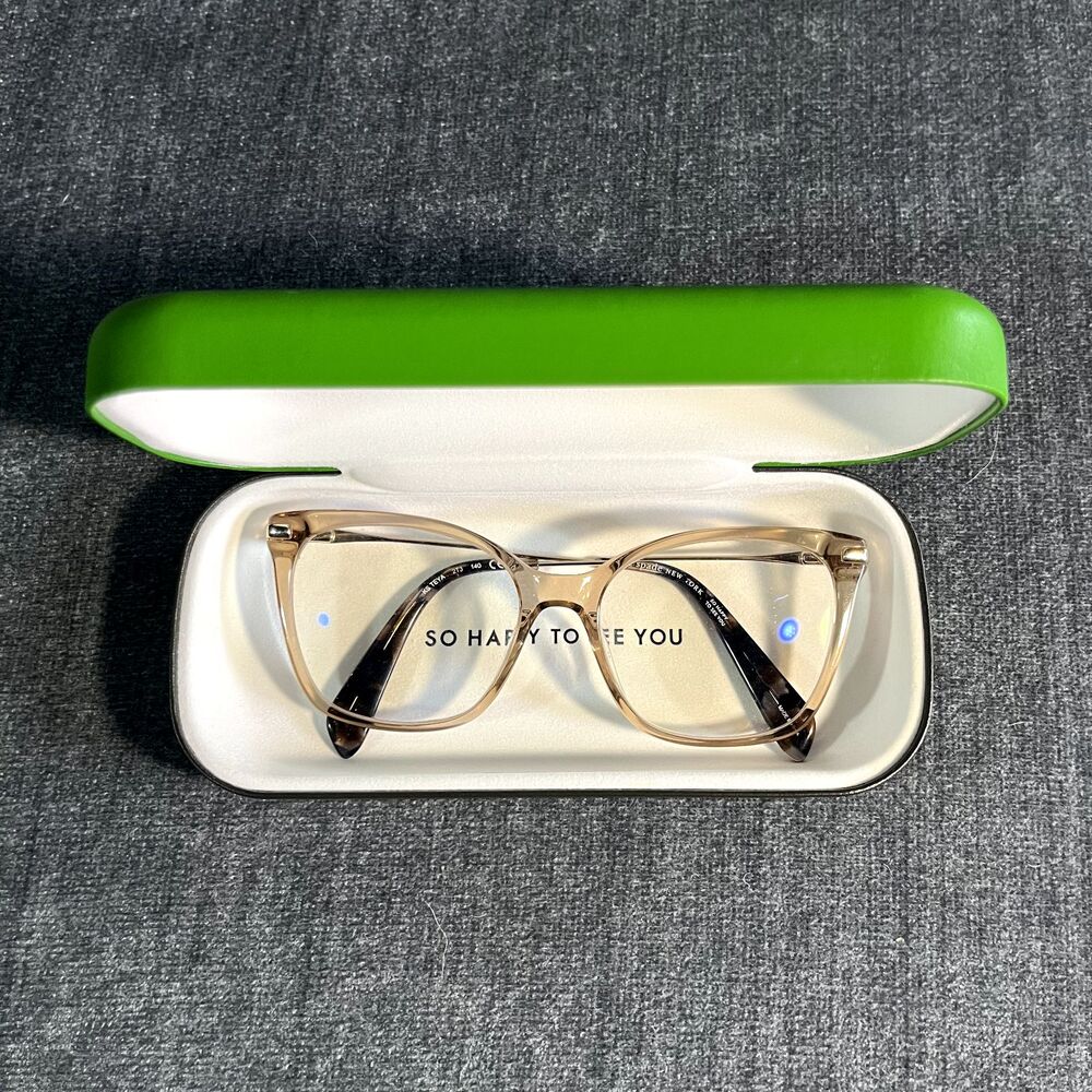 Kate Spade KS TEYA Eyeglasses 02T3 CRYSBEIGE Female Cat Eye frame